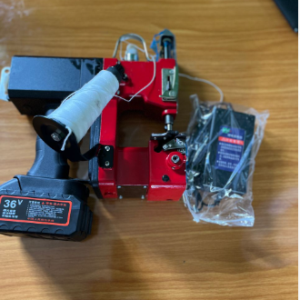 Rechargeable bag closing machine