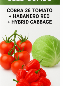Combo Offer: Dry Season Combo Slash Offer| Tomato+Habanero pepper+Cabbage