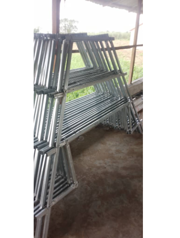 Battery Cage Leg (Pipe Type – Cold Galvanized) - 4