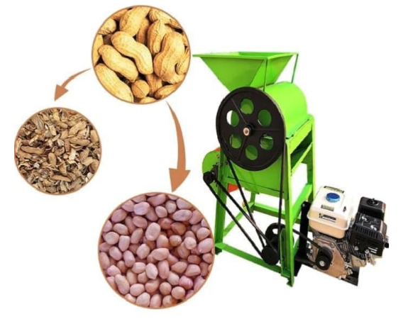 Peanut sheller Automatic Peanut Shelling Machine - 400kg/hr | Groundnut Sheller