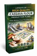 LAYOUT OF HIGH QUALITY CASSAVA FLOUR PRODUCTION PLANT - Image 2